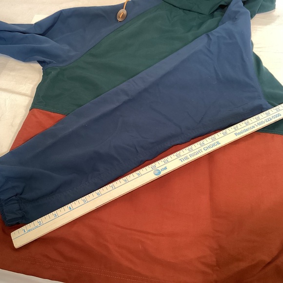 L.L. Bean Blue and Green Windbreaker Mountain Classic Jacket Men’s size Large - Picture 11 of 11